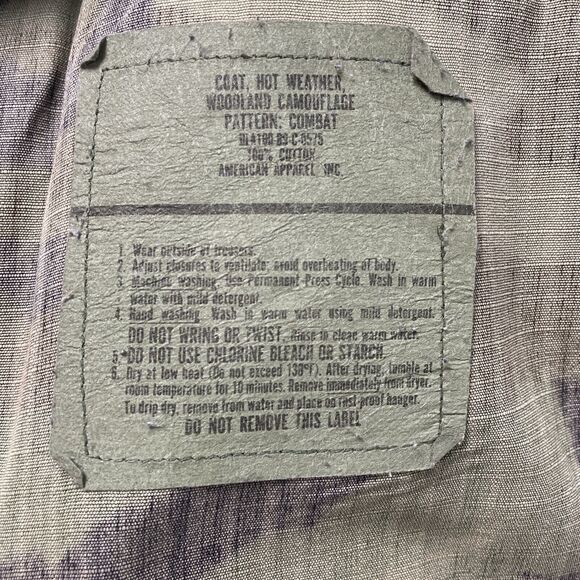 US Air Force Camo Sz Medium R Jacket Staff Sargent - Picture 16 of 16